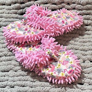Pink Snoozies Slide Slippers Size L (9-10)
